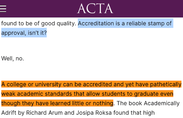 accreditation reliable stamp