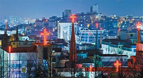 christian crosses korea