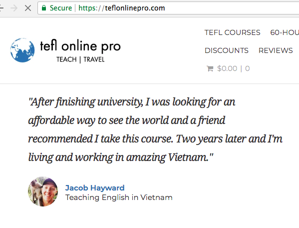 fake tefl course review