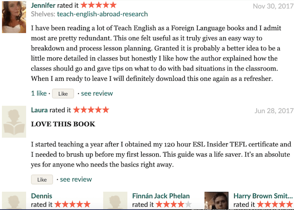 lazy TEFL teacher review Goodreads