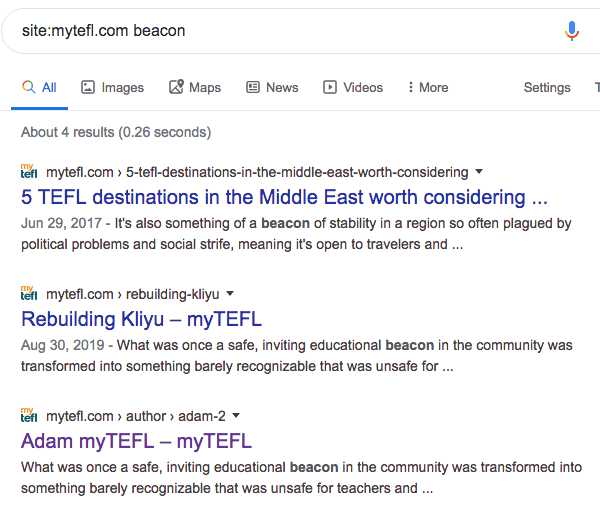 mytefl beacon