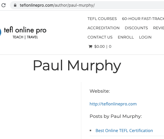 paul murphy tefl fake