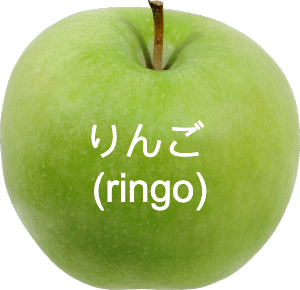 ringo Japanese for apple