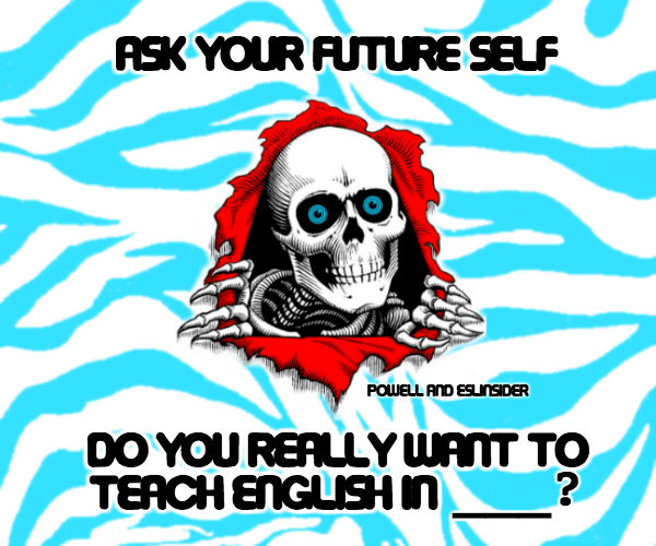 teach abroad skull